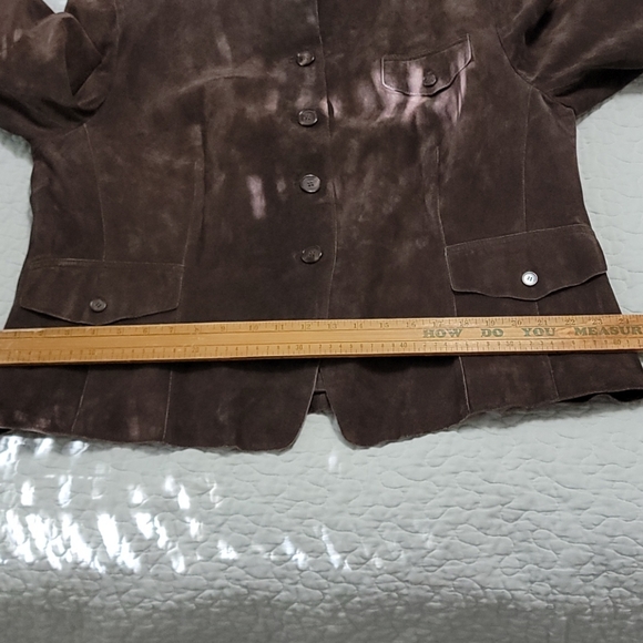 Anne Klein Suede Coat Sz 2XL - Picture 8 of 11